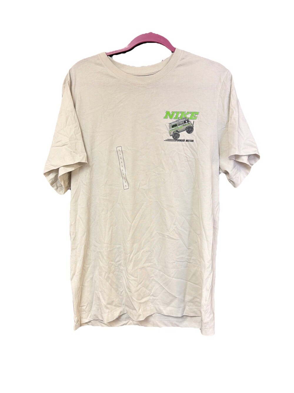 Nike Light Brown Sole Rally 500 Graphic Print Short Sleeve T-Shirt Size L